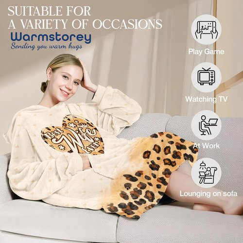 Warmstorey Best Wife Ever Hoodie Blanket – Wife Christmas Ideas Gift from Husband, I'm Not Spoiled My Husband Loves Me, Gifts for Wife For Christmas, Anniversary Wifey Present, Xmas Wifey Gifts