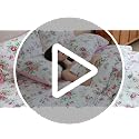 Floral Cotton Duvet Cover Set - Full Size 3-Piece Bedding with Pillowcases