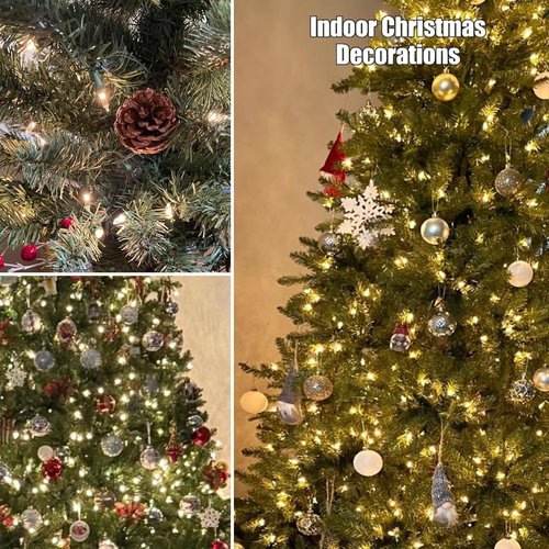 HISHINY Christmas Lights - 100 Count Clear String Lights | UL Certified for Indoor & Outdoor Decor (32ft)