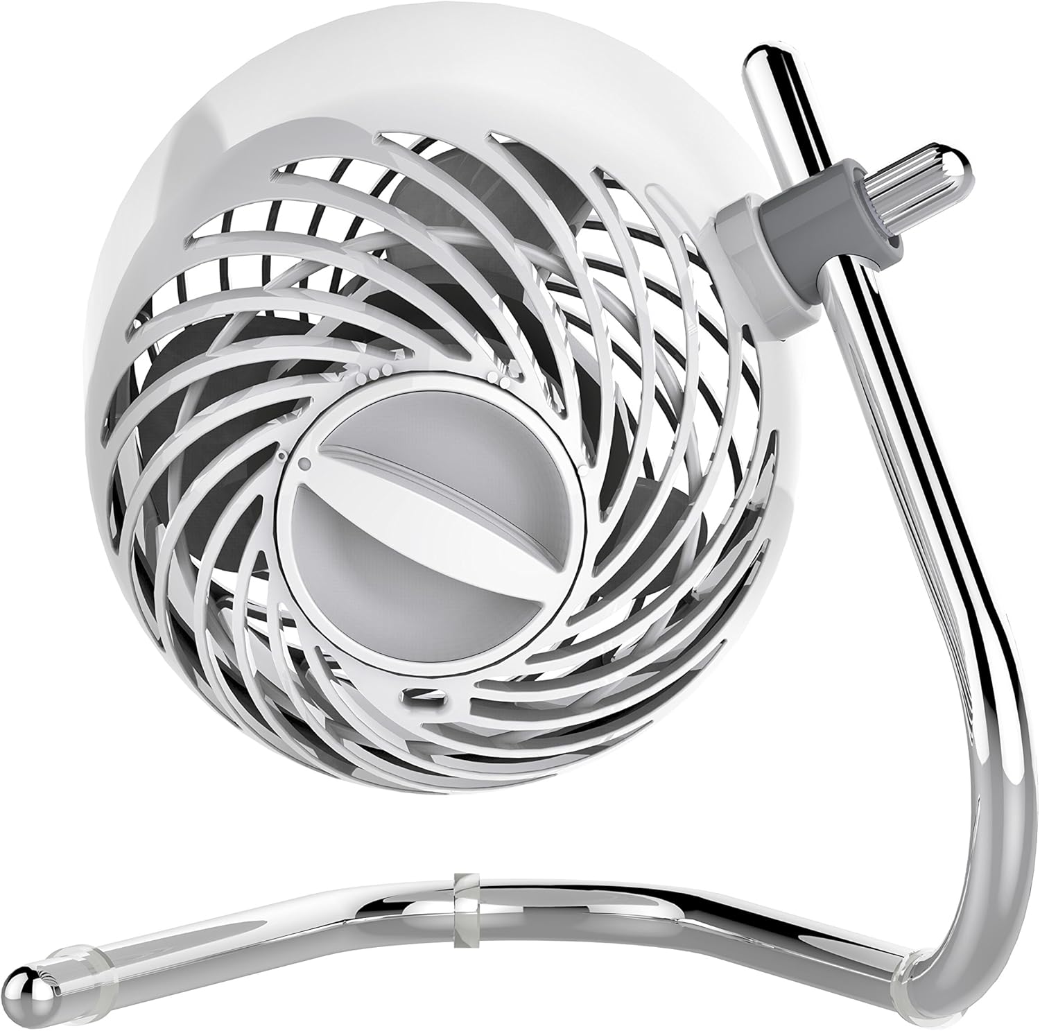 Vornado Pivot Personal Air Circulator - Portable Desk Fan with Powerful Airflow | Ice White