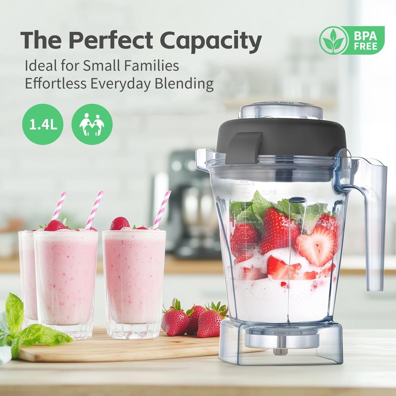 48oz Replacement Container Compatible with E310 E320 5200 7500 Pro 750 VM0101 VM0197, Fits Explorian Classic Professional Series, BPA-Free Durable Pitcher Jar Cup