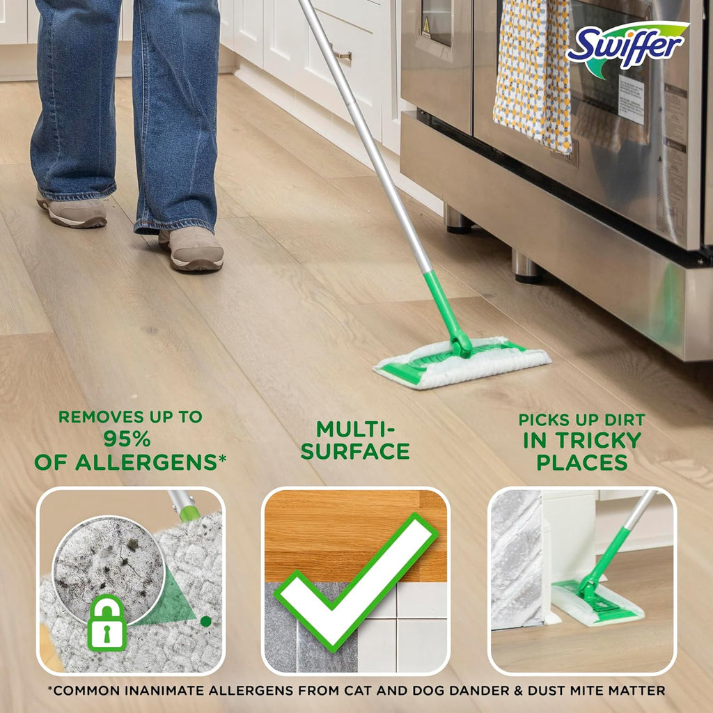 Swiffer Sweeper Dry Sweeping Pad Refills - Unscented 40 Count for Effortless Floor Cleaning