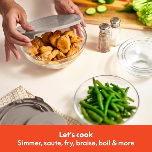 Bella 21-Piece Kitchen Set - EverGood™ Ceramic Nonstick Coating, Dishwasher Safe, Black