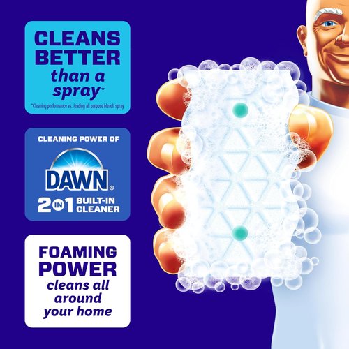 Mr. Clean Magic Eraser - Ultra Foamy All-Purpose Cleaning Sponge - 5 Count for Walls, Sneakers & More