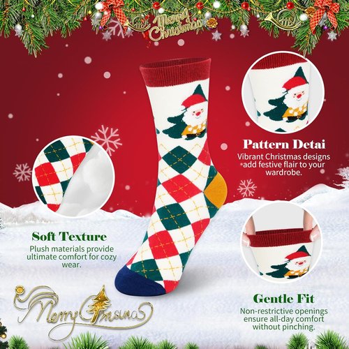 Advent Calendar 2025 - 12 Days Countdown Socks Set | Perfect Holiday Gifts for Women & Teens
