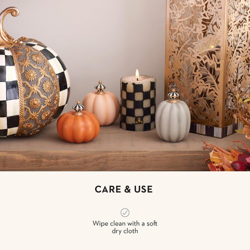 MACKENZIE-CHILDS Fall On The Farm Mini Pumpkins, Set of 3