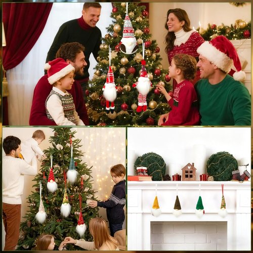 Gnome Christmas 2025 Advent Calendar,with Light-Up Dwarf Ornaments, 24-Day Christmas Gnome Countdown Calendar Decoration for Tree Window Mantel, Xmas Gifts for Kids Teens Boys Girls Adults Friends (12 dwarfs)