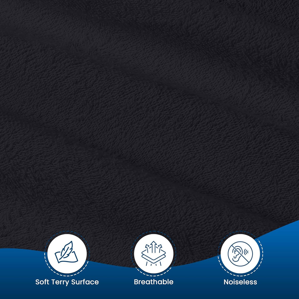 Utopia Bedding Waterproof Mattress Protector - Premium Terry Cover, Breathable Fitted Style, Twin XL Size | Black