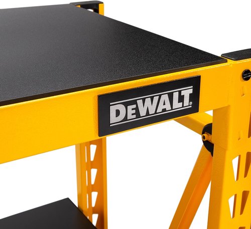 DEWALT Heavy-Duty 4-Foot Industrial Storage Rack - 3 Shelves, Metal Shelving, 4,500 lb Capacity