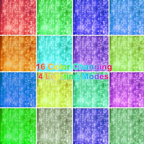 **HOME LIGHTING 300 LED RGB String Lights - 16 Color Changing Fairy Lights with Remote & USB Power**