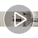 Projection Alarm Clock with 7" Blue LED Display and USB Charging Port