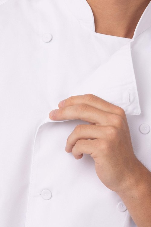 Chef Works Unisex Lyon Executive Chef Coat, White, 64