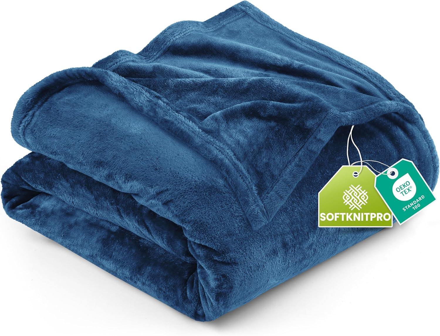 Utopia Bedding Fleece Blanket - Luxury Anti-Static Soft Microfiber - Twin Size Royal Blue (60x80 Inch)