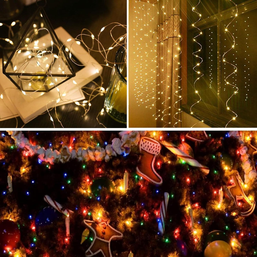 Skiennix 50 LED Fairy Lights - Waterproof Starry String Lights with Timer | 16FT for Indoor/Outdoor Use