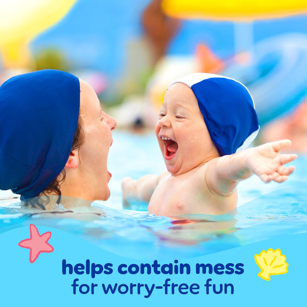 Pampers Swim Diapers - Splashers Size 4 | 18 Count Gap-Free Disposable Baby Swimming Pants