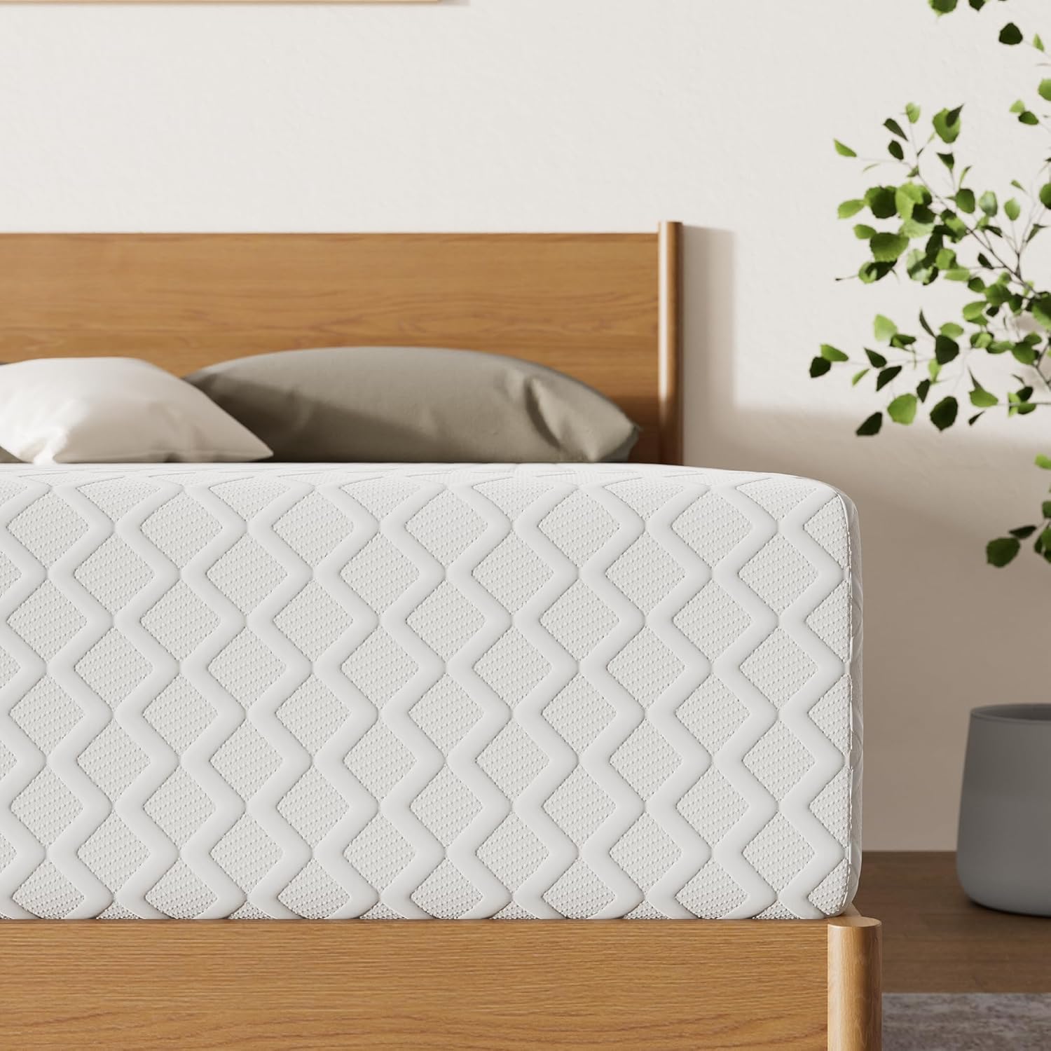 Signature Design by Ashley Twin Mattress - 12" Chime Memory Foam for Pressure Relief | Fiberglass Free