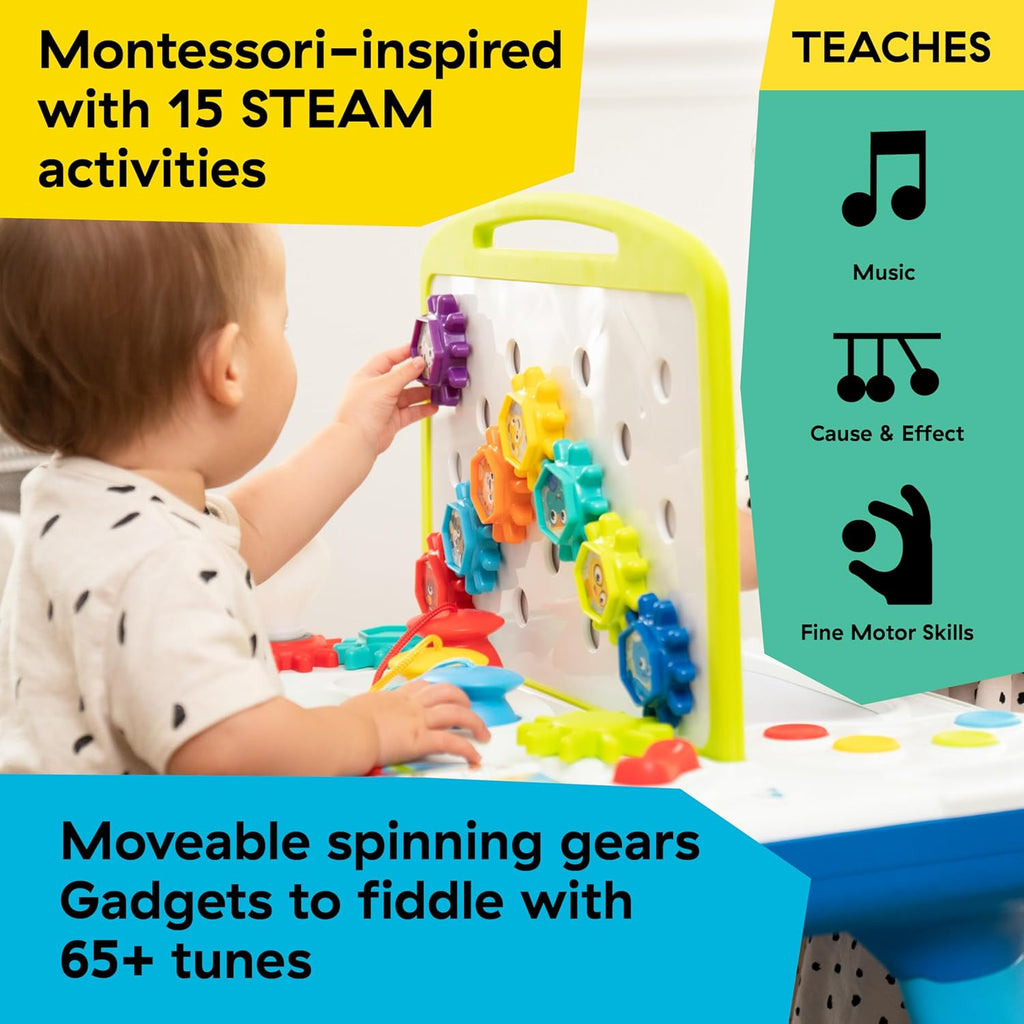 Baby Einstein Curiosity Table - Interactive Montessori Play Station for 12 Months & Up