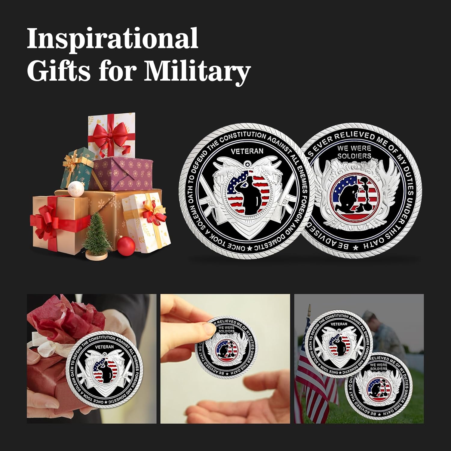 United States Veteran Challenge Coin - Military Souvenir for Proud Veterans