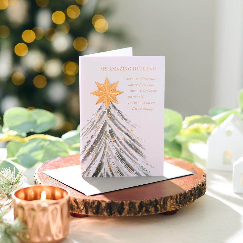 American Greetings Christmas Card - Heartfelt Message for Husband | Perfect Holiday Greeting