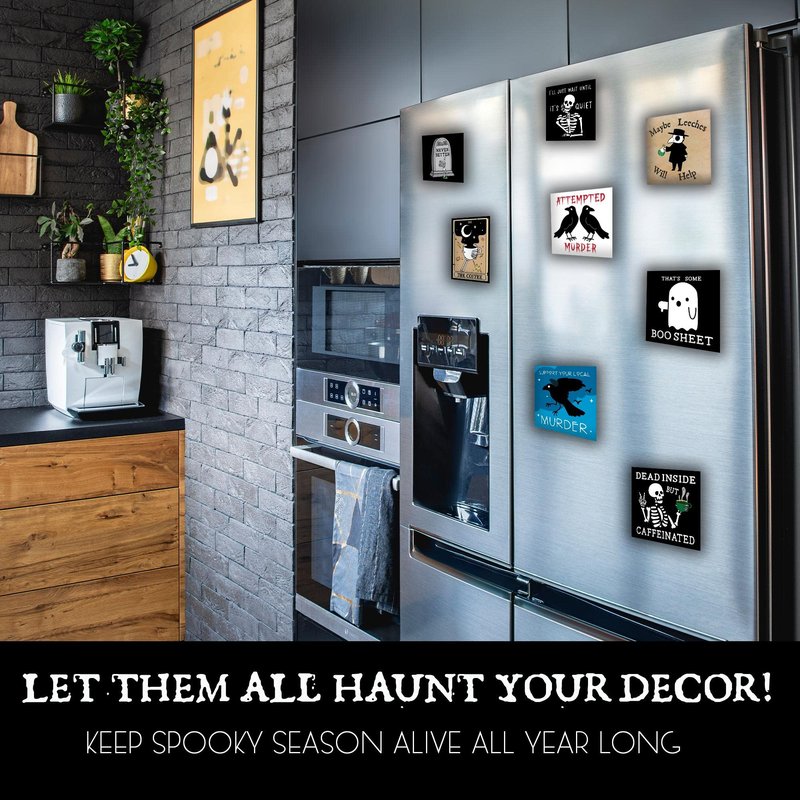 Tarot Card 'The Coffee' Magnet – Gothic Kitchen Decor for Coffee Lovers, Unique Home & Office Accessory, for Gothic Enthusiasts