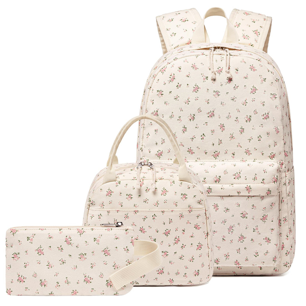 CAMTOP Backpack for Girls School Backpacks with Lunch Box Pencil Case Set Cute Kids Bookbags for Elementary Primary Middle School