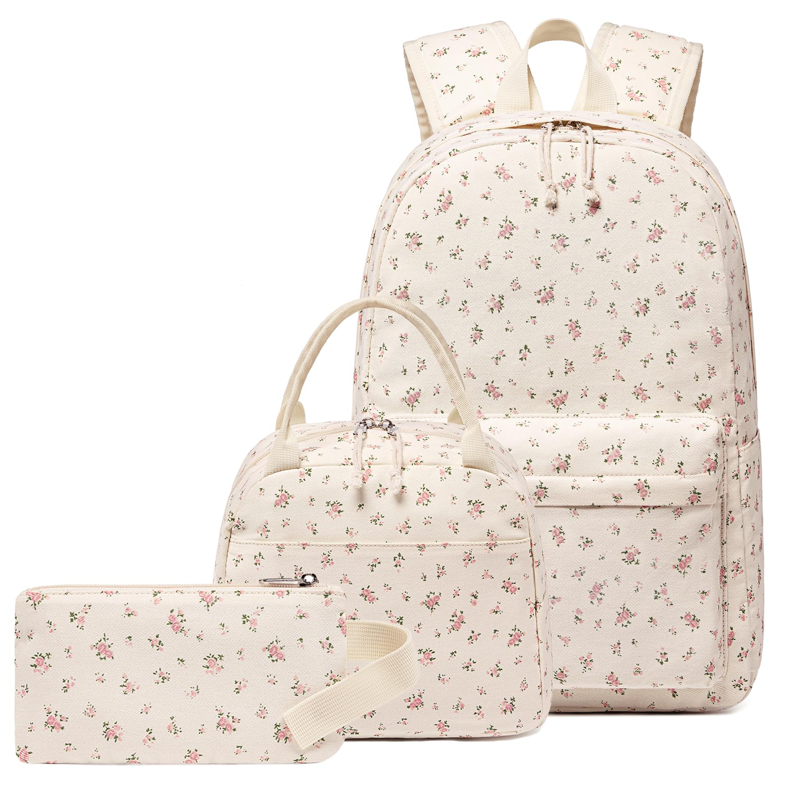 CAMTOP Backpack for Girls School Backpacks with Lunch Box Pencil Case Set Cute Kids Bookbags for Elementary Primary Middle School