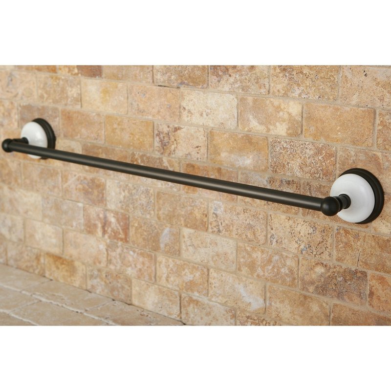 Kingston Brass BA1111ORB Victorian 24-Inch Towel-Bar, Oil Rubbed Bronze