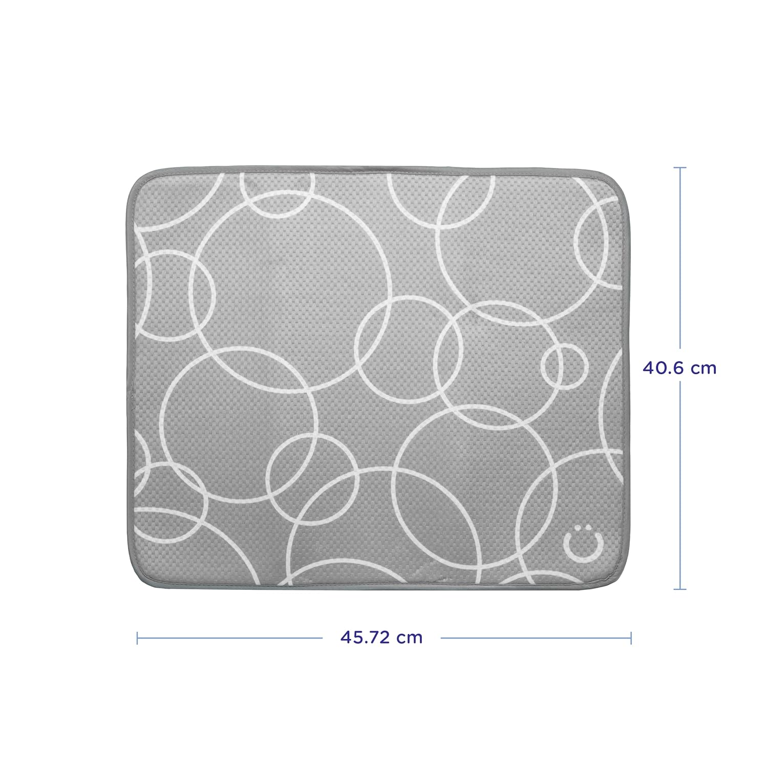 Ubbi Microfiber Dish Drying Mat - Baby Bottle & Kitchen Counter Mat | Pack of 2, Ultra-Absorbent
