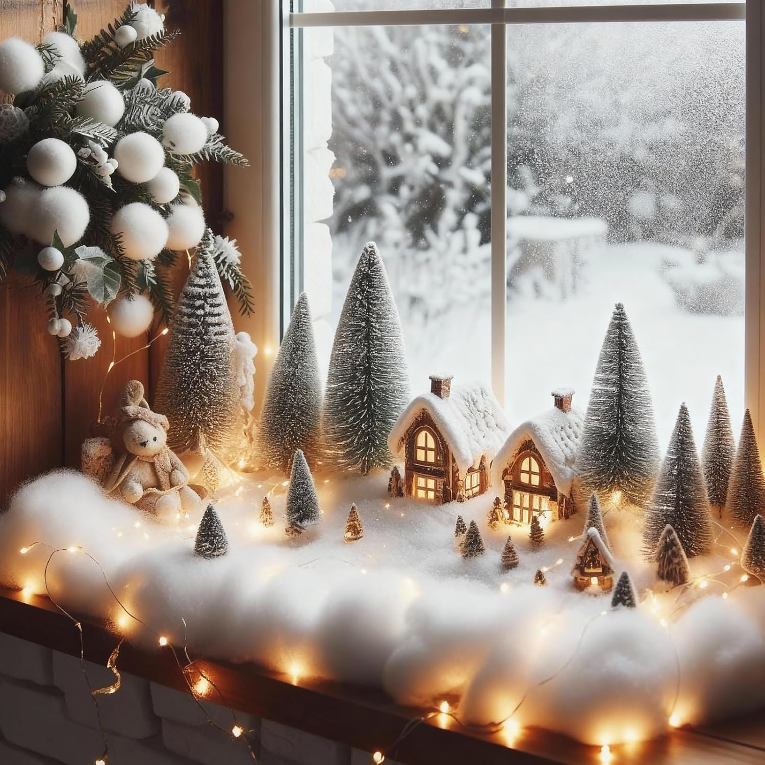Regine Switzerland Christmas Fake Snow - Fluffy Artificial Snow for Indoor/Outdoor Decor | 12.3 oz