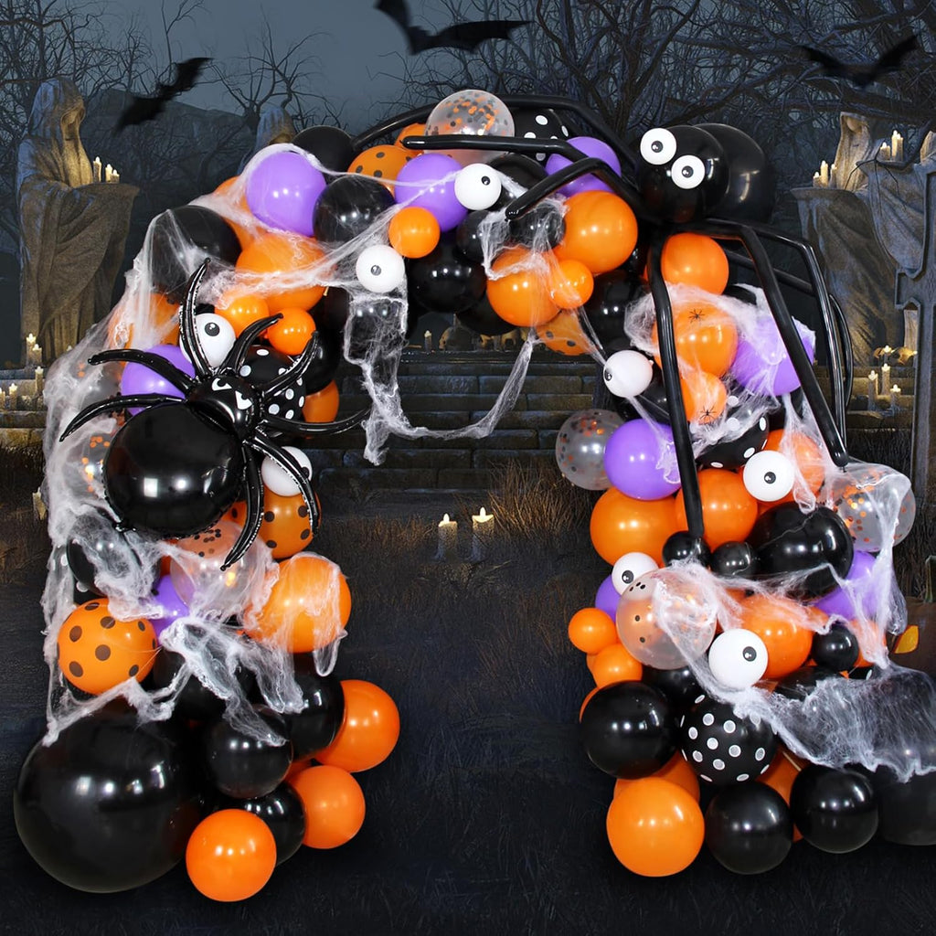 Orange Balloons 100 Pack - 12 Inch Thick Latex Helium Balloons for Halloween & Birthday Parties