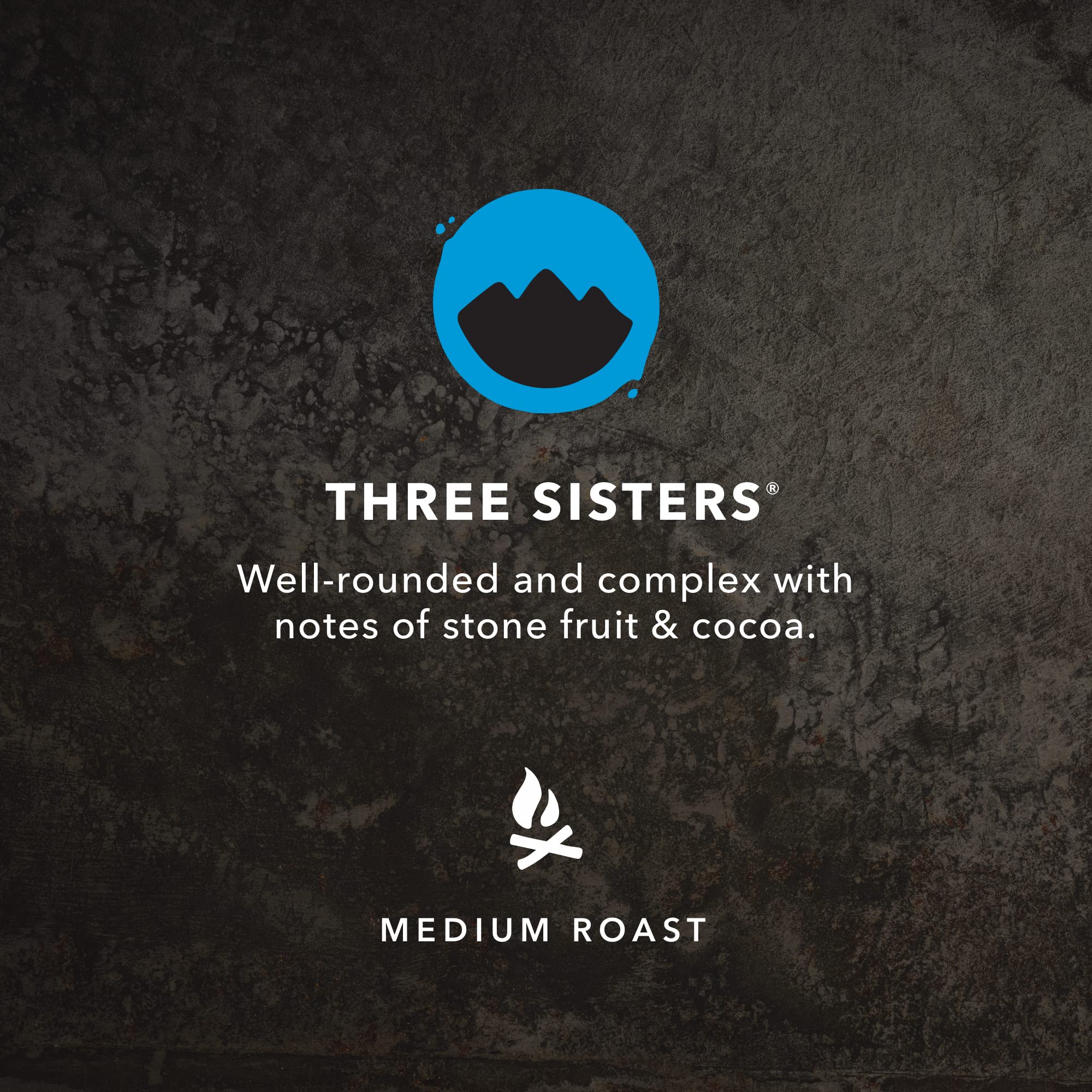 Kicking Horse Coffee Three Sisters, Medium Roast, Ground, Certified Organic, Fairtrade, Kosher, Black, 10 Oz, Pack of 6