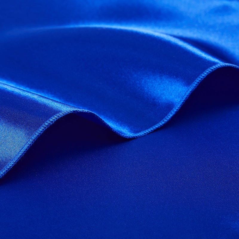 KKJIAF 50 Pack Royal Blue Square Satin Napkins 17x17 Inch Soft Smooth Cloth Napkins，Silky Table Napkin for Wedding Banquet Party Decoration
