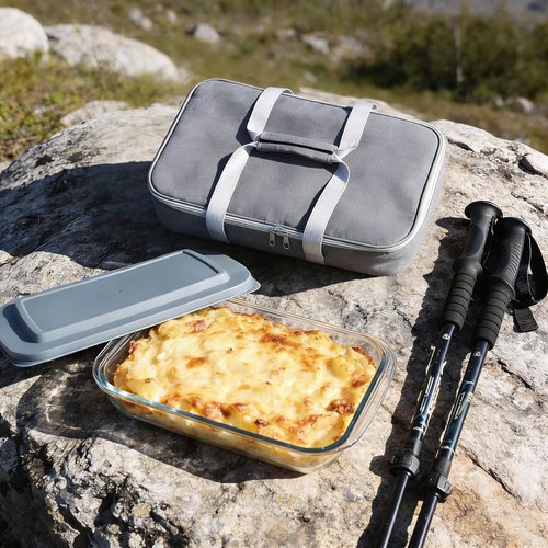 9x13 Glass Baking Dish With Lid | 3Qt Casserole Dish With Insulated Carrier Bag - Perfect For Potlucks