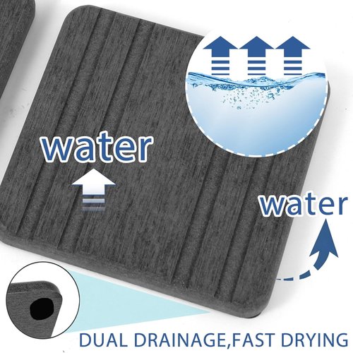 Diatomite Stone Sink Tray Set by DryingNeat | 3PCS Instant Drying Coasters for Kitchen Countertop | 8x4 & 4x4 Inches