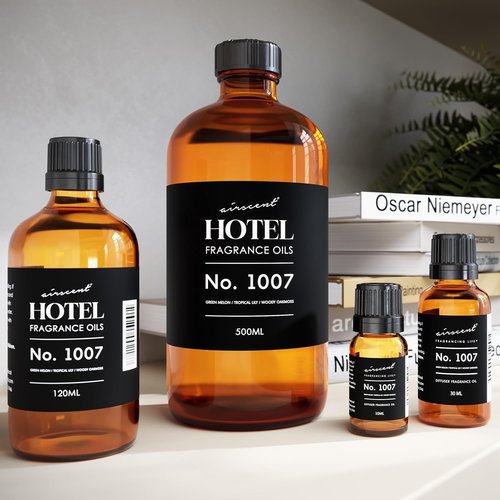 AirScent Hotel Diffuser Oil No. 1007 - Green Melon, Tropical Lily & Oakmoss | Premium Fragrance Oil for Ultrasonic Diffusers - 10 mL