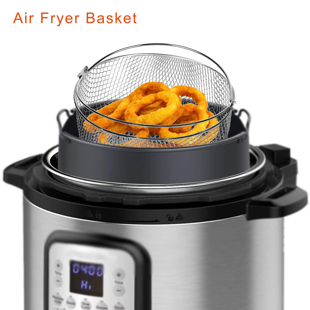 Air Fryer Basket for Instant Pot 6, 8Qt,Accessories for Air Fryer,Steamer Basket