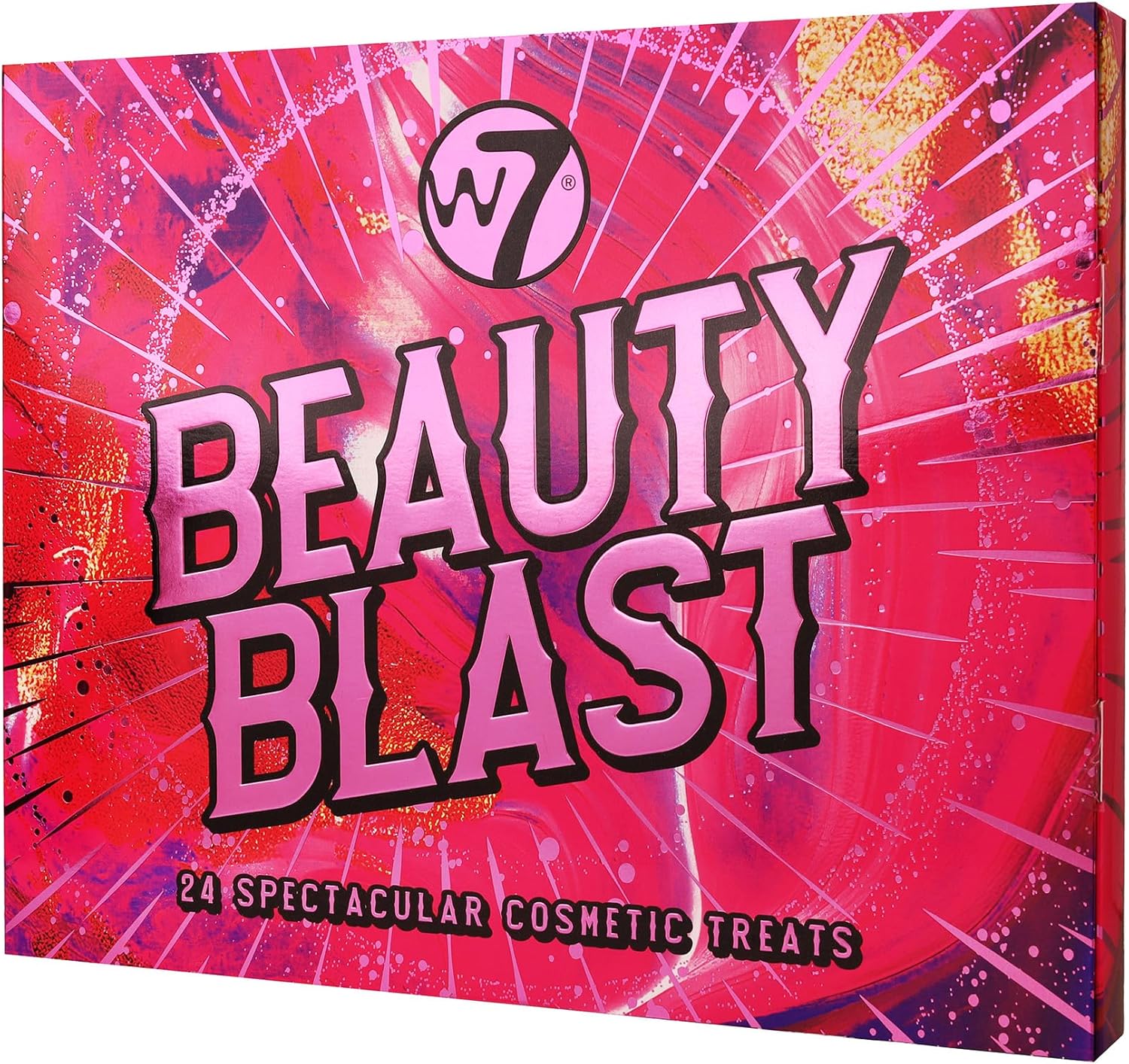 W7 Beauty Blast Makeup Advent Calendar 2025 | 24 Days of Cruelty-Free Surprises in Festive Box