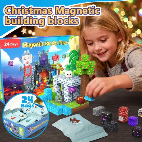 Magnetic Building Blocks by 150PCS | STEM Stacking Game for Kids Age 3-12 | Fun Birthday Gift