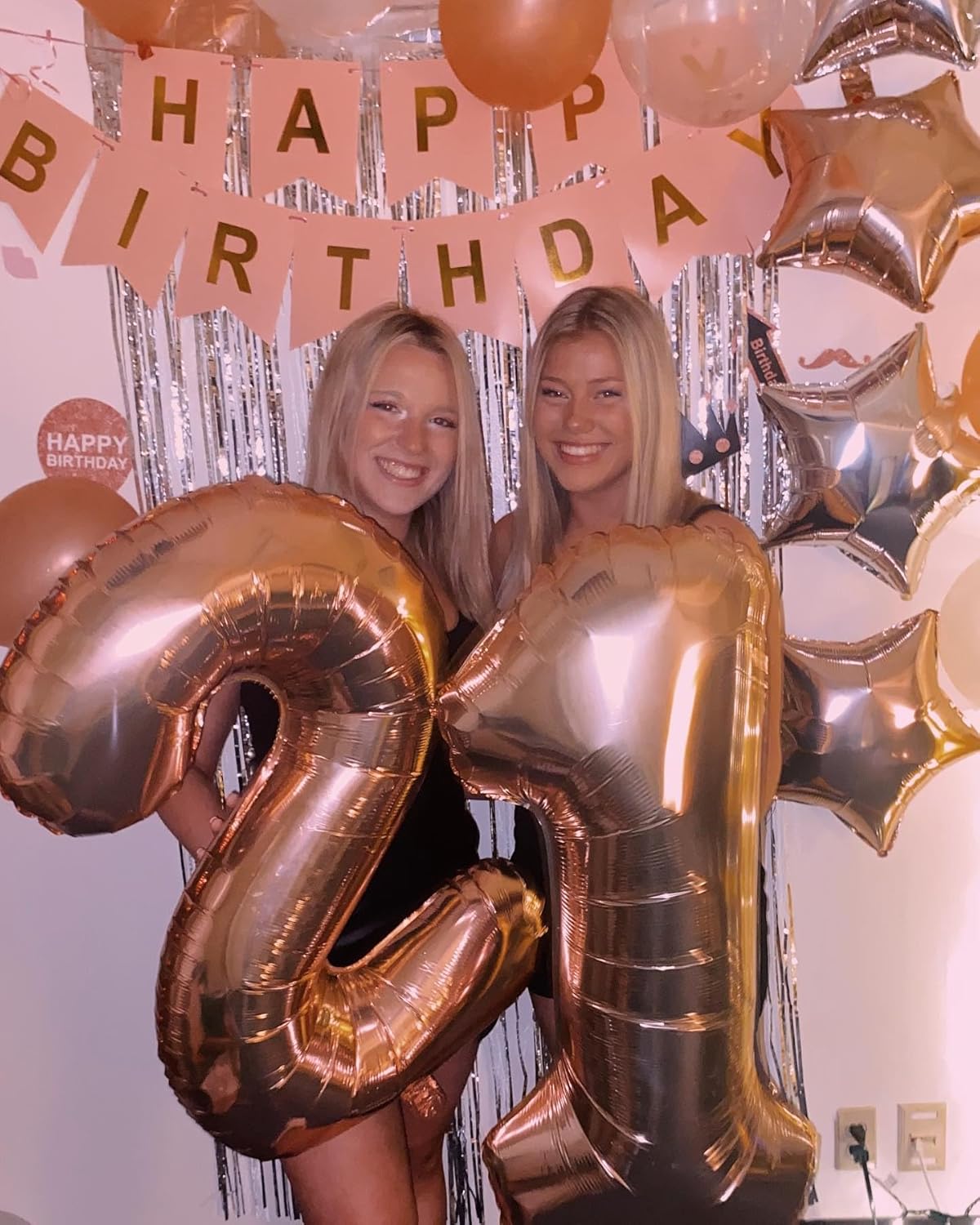Rose Gold 40-Inch Number 1 Balloon - Perfect First Birthday Decoration for Boys & Girls