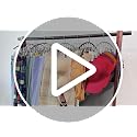 Leggings Organizer for Closet 2-Pack Metal Yoga Pants Hangers with 20 Clips