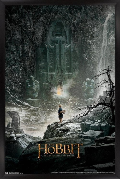 Trends International The Hobbit: The Desolation Of Smaug - One Sheet Wall Poster, 22.375" x 34", Black Framed Version