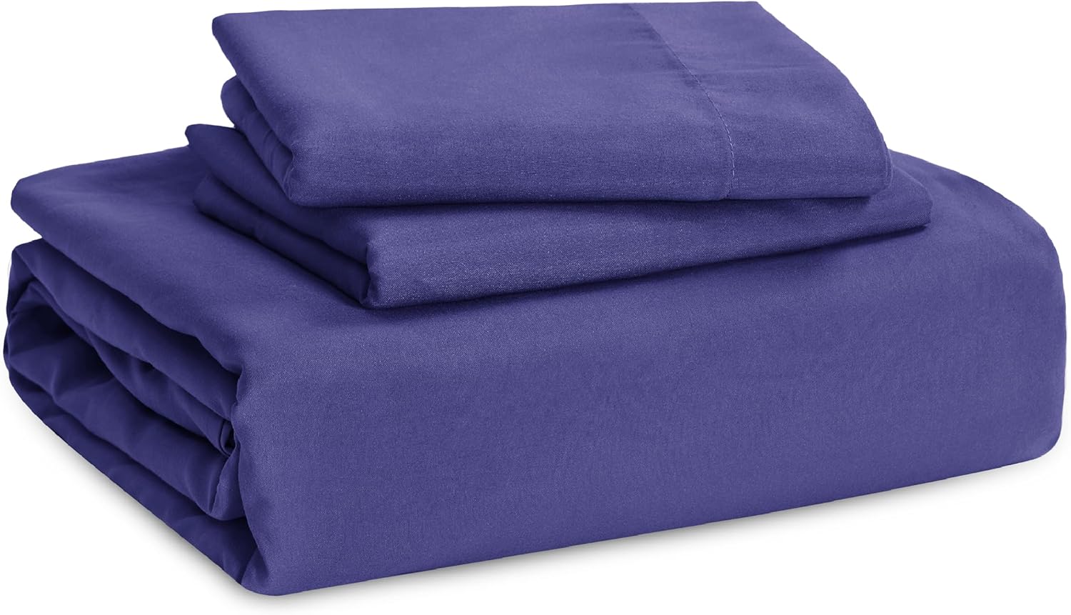 Bedsure Skipper Blue Duvet Cover Set - King Size 3-Piece Extra Soft Cotton-Like Polyester Bedding, 104x90 Inches with Zipper Closure & 2 Pillow Shams