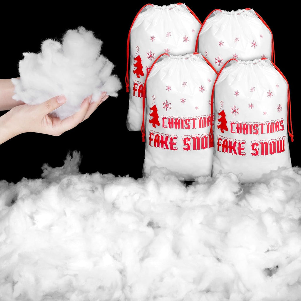 Aodaer Artificial Snow Decor - 2500g Fluffy Soft Cotton Snow for Christmas Tree & Holiday Displays