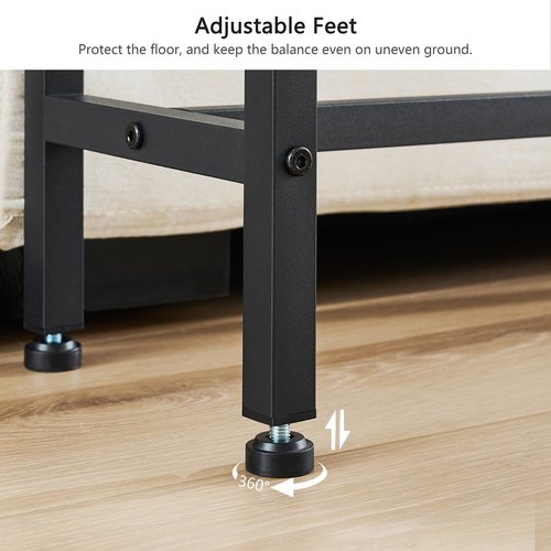 Gewudraw 70 in Skinny Sofa Table Behind Couch, Console Table with Oulets & USB Ports for Hallway, Entryway,Living Room, Bedroom, Rustic Brown