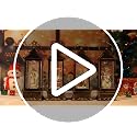 Musical Christmas Snow Globe Lantern with Timer and 8 Holiday Songs