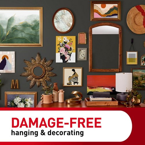 Command XL Heavyweight Picture Hanging Strips - 20 lb Capacity, 32 Pairs, Damage-Free Wall Hangers for Home Decor