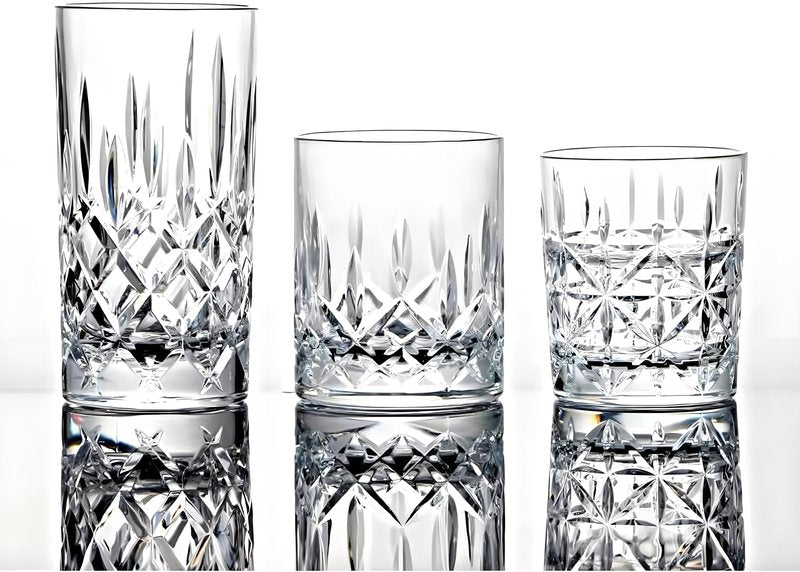VEILEDGEM 9 Oz Unbreakable Tritan Drinking Glasses Shatterproof Acrylic Glasses Drinkware BPA Free Hard Plastic Cups Reusable Kitchen Water Glasses Drinking Set of 6 (Clear)