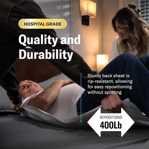 Chucks® MAX Disposable Adult Hospital Bed Pads - Breathable 36x36 Incontinence Underpads | Heavy-Duty 10X Absorbency, 20 Count