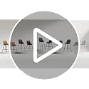 Counter Height Bar Stools with Back - Set of 2, Caramel Brown