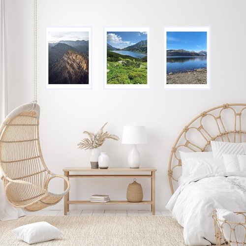 JCJMY Puzzle Frame - Display 1000-Piece Puzzles or Photos | Fits 19.7x27.6 Inches, White